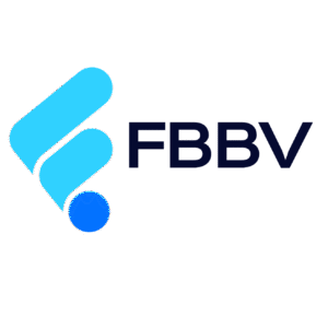 Blue Black Minimal Professional Letter F Business Logo